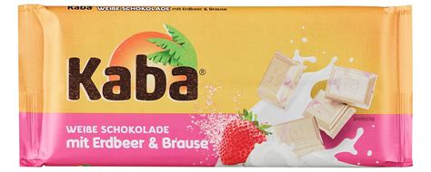 Kaba Wei E Milchschokoladentafel Erdbeere Brause X G Schokolade