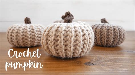 How To Make Crochet Pumpkins That Looks Knit YouTube