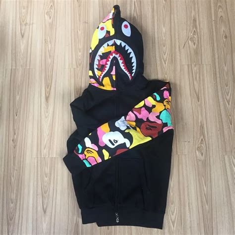 2016 New Mens BAPE SHARK Hoodies Hoody Sweatshirts element sudaderas ...