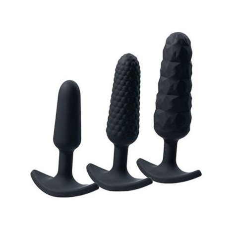 Vedo Trio Textured Anal Plug Set Sex Toys At Adult Empire