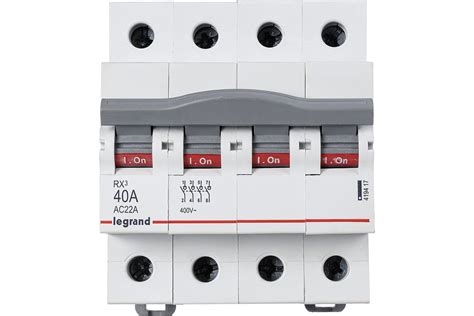 Выключатель-разъединитель Legrand RX3 40А 4П 419417 - выгодная цена ...