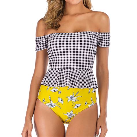 Womail Mujeres Tankini Conjuntos Con Pantalones Cortos De Niño Señoras