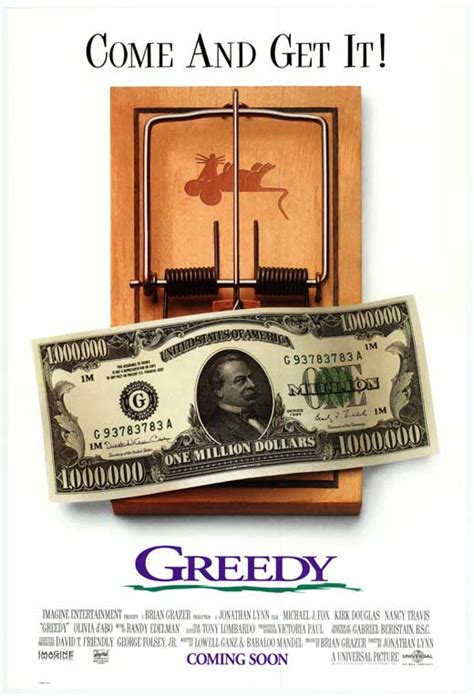 Greedy Movie Posters From Movie Poster Shop