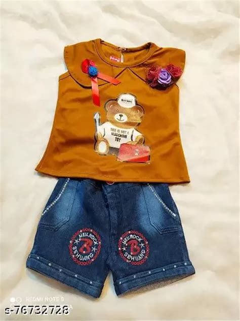 FUNNY KIDOO TOP AND HOT PANT SET