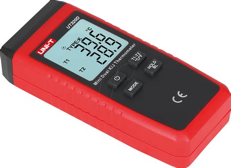 UT 320D: Digital thermometer, -40 to +260°C, 2 channel at reichelt ...