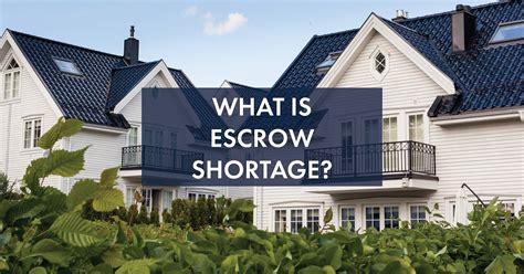 Escrow Shortage - Money Masterpiece