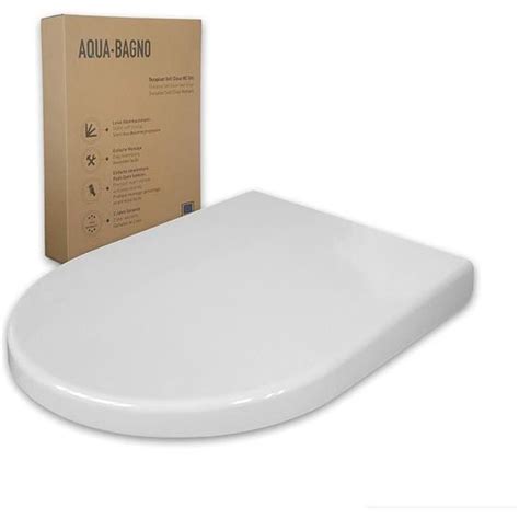 Abattant De Wc Plat Softclose Roxy Forme En D Duroplast De Haute