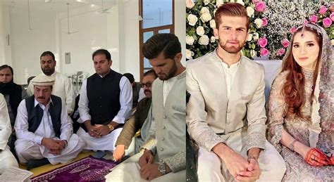 Shaheen Afridi Wedding Check Gorgeous First Picture Of Newlyweds