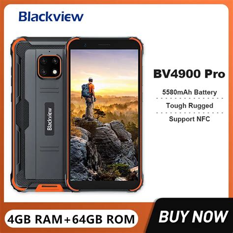 Blackview-BV4900-Pro-4G-Rugged-Smartphones-Octa-Core-4GB-64GB-Android ...