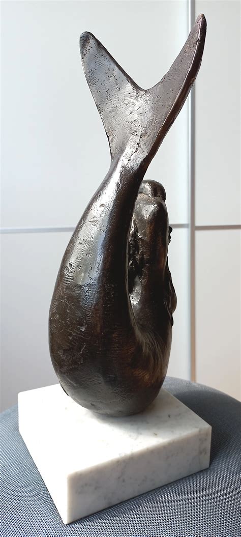 Evert den Hartog - Zeemeermin, bronzen beeld Verkocht | Kunstveiling.nl