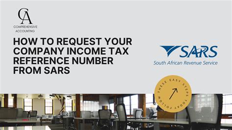 How To Request Your Company S Income Tax Reference Number From Sars