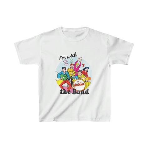 The Archies Im With The Band Design Kids Heavy Cotton™ Tee Archie Comics