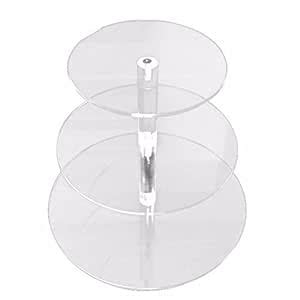 Nh Tier Clear Acrylic Round Cupcake Stand Wedding Birthday Party