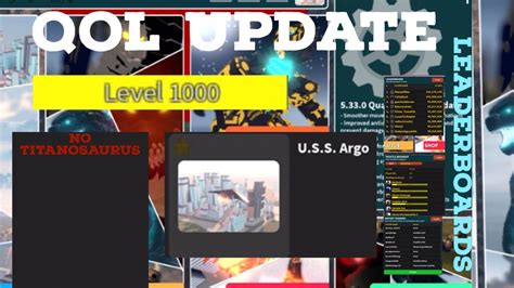 The Qol Update In Kaiju Universe Levels Playable Argo No