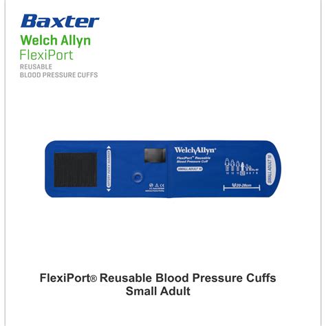 Welch Allyn Reuse Flexiport Reusable Blood Pressure Cuffs Small