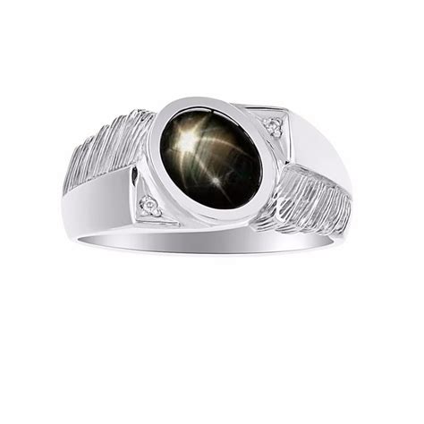 Black Sapphire Rings For Men