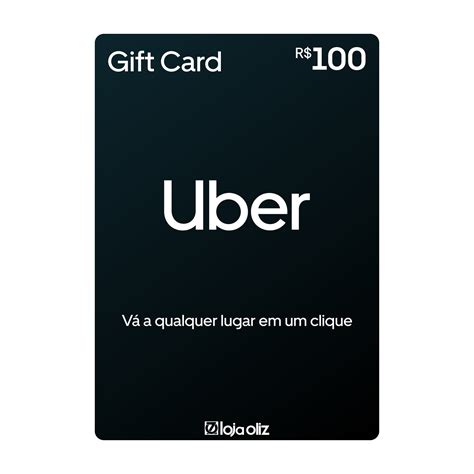 R$100 Gift Card Uber - Código Digital na Loja Oliz - Entrega Imediata