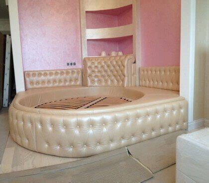 Круглые кровати на заказ: купить круглую кровать в Киеве