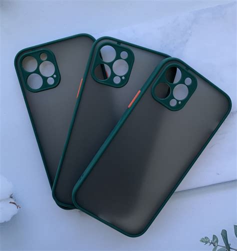 Чехол для айфон 13 про макс / iphone 13 pro max, зеленый, прозрачный ...