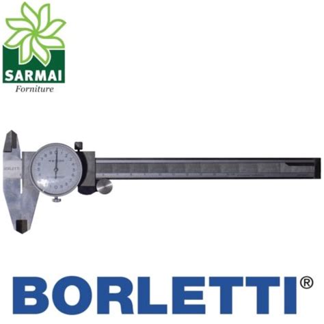 BORLETTI LTF Calibro Analogico 150 Mm Orologio Precisione 0 02 Mm Scala