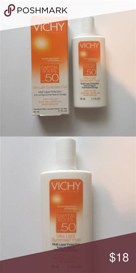 New Vichy Spf 50 Sunscreen Vichy Fragrance Free Products Sunscreen