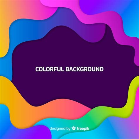 Fondo Moderno Con Formas Abstractas Coloridas Vector Gratis