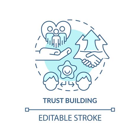 Trust Building Turquoise Concept Icon Attribute Of Inclusive