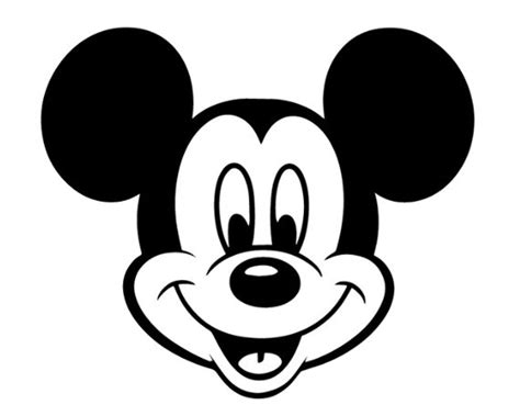 Mickey Mouse Face Svg Mickey Mouse Head Svg Png For Cricut Silhouette Cutting Plotter Mouse