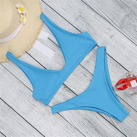 Teen Solid Strap Hot Girl Brazilian Bikini Buy Teen Brazilian