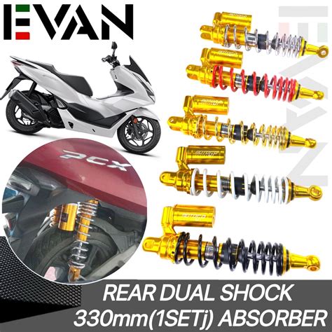 COD Thailand Gold Rear Dual Shock 330mm 1Set With Gas Tank For Nmax155