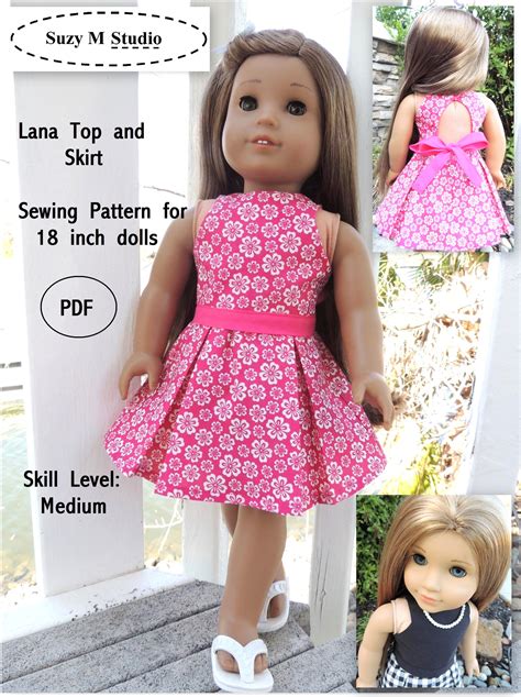 Free Tutorial Pdf Suzymstudio More American Girl Clothes Patterns