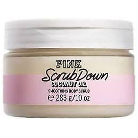 Victorias Secret Pink Scrub Down Smoothing Body Scrub Coconut Oil 10 Oz