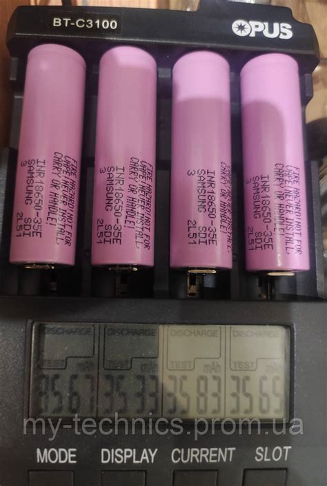 Акумулятор 18650 Samsung INR 18650 35E 3500 mAh Li-ion 3.7V, 8 А) без ...