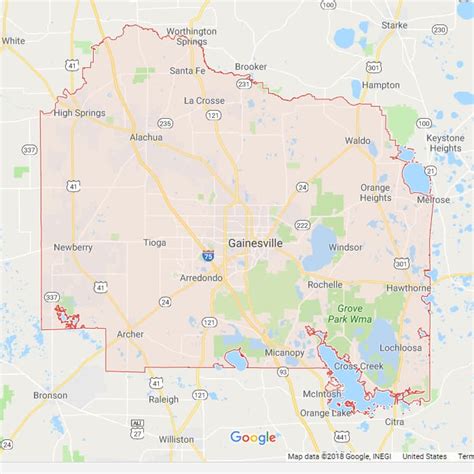 alachua county florida towns  cities
