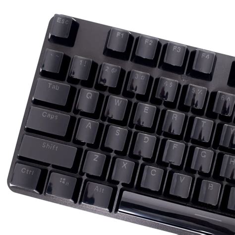 OEM Profile Acrylic Doubleshot Keycaps – Black | Flashquark Mechanical ...