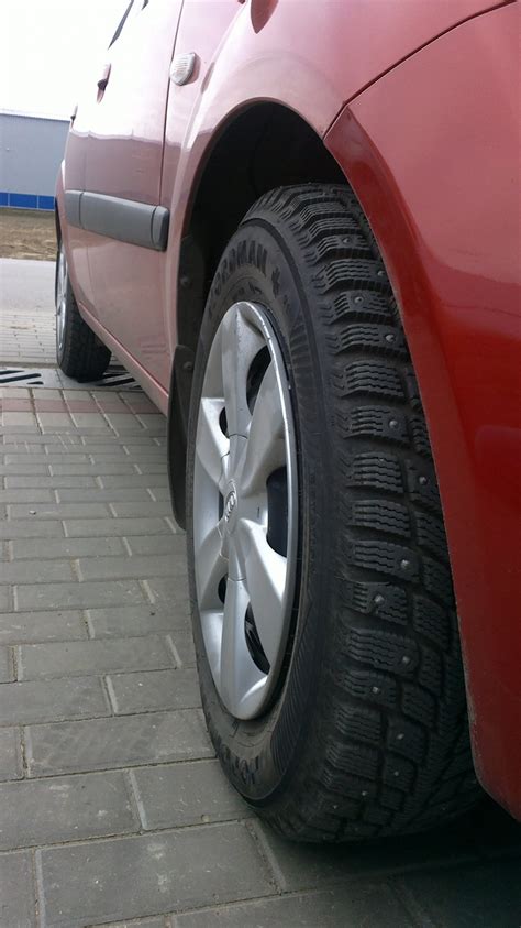 Переобулись))) Nokian NORDMAN+ (R14) — KIA Rio (2G), 1,4 л, 2007 года ...