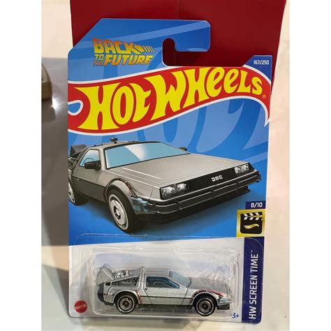 Hot Wheels Hw Screen Time Back To The Future Time Machine Shopee Malaysia