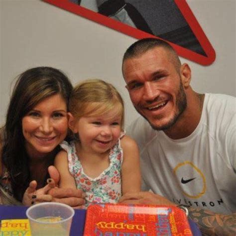 Randy Orton His Ex Wife Samantha And Their Daughter Alanna At Her Birthday Party Randy Orton