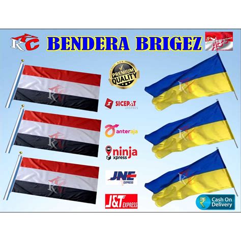 Jual Bendera Brigez Bendera Merah Putih Hitam Brigez Bendera Biru