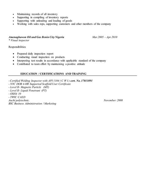 Welding Inspector Cwi Pdf