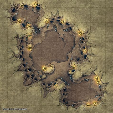 They Re Coming Out Of The Walls Hive Battle Map Fantasy Map Dnd