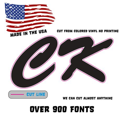 Custom Die Cut Decals - CK Design