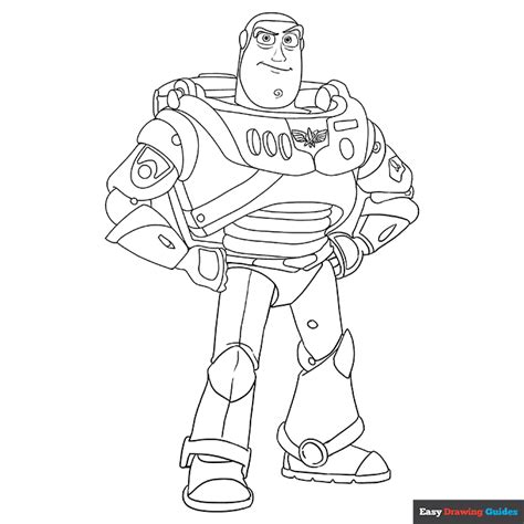 Buzz Lightyear Coloring Page Toy Story Coloring Pages Online Coloring