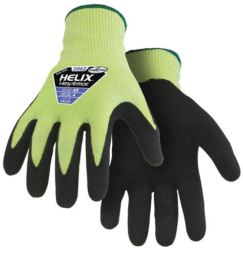 HEXARMOR L 9 ANSI Cut Level A9 Coated Gloves 54ZG34 2062 L 9