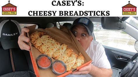 New Cheesy Breadsticks From Caseys And A Channel Alert Youtube