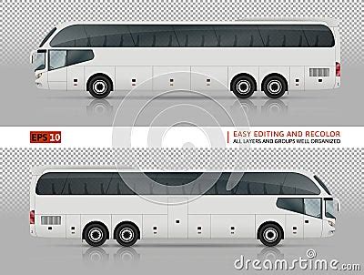 White Bus Vector Template Cartoondealer