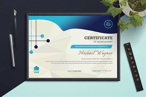 Certificate Template Word | Stationery Templates ~ Creative Market