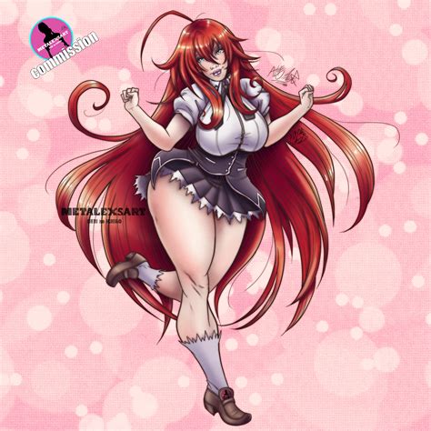 Rias Gremory By Metalexsart Hentai Foundry