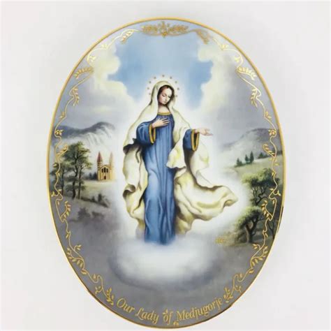 BRADFORD EXCHANGE OUR LADY OF Medjugorje Visions Of Our Lady Plate 2