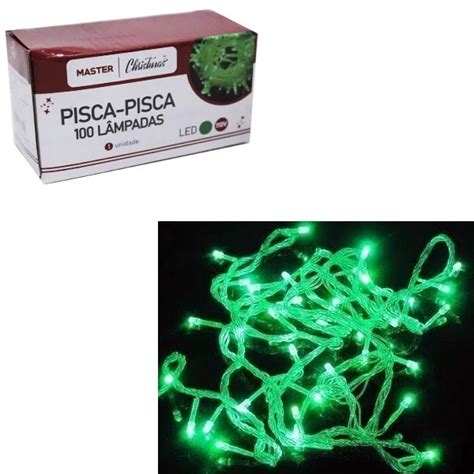 Pisca Pisca Led Verde Natal 8 Funções 100 Lâmpadas 110v no Shoptime